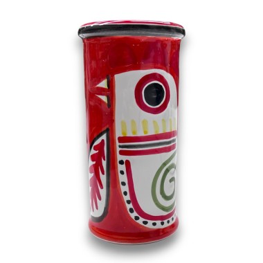 handmade sicilian ceramic Glass Holder Marettimo de simone pottery handmade sicilian ceramic Glass Holder Marettimo de simone pottery
